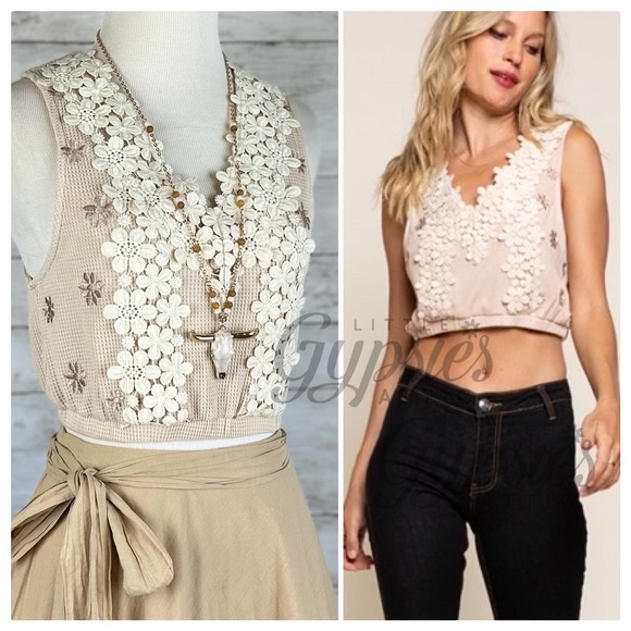 POL Tops - POL Keep it Classy Crop Top